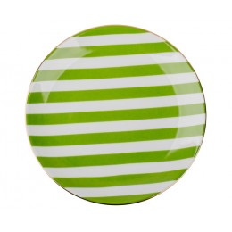 Тарелка Зеленые полоски Secdus